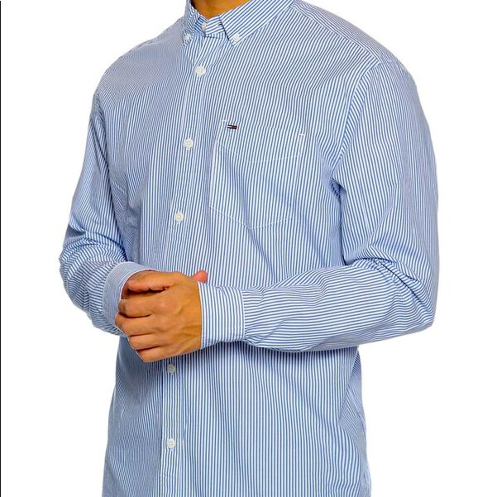 TOMMY HILFIGER CLASSIC STRIPE WHITE AND BLUE